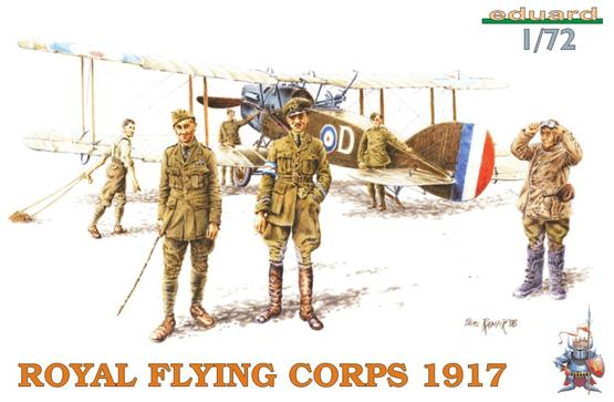 ED07503 Eduard 7503 1/72 RFC Crew 1917 Plastic Model Kit Eduard