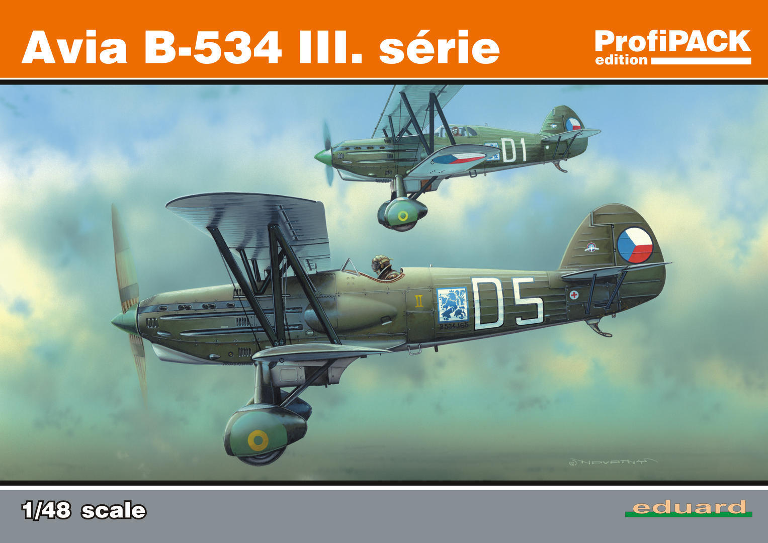 ED08191 Eduard 1/48 Avia B-534 III. serie (Reedition) Plastic Model Kit Eduard