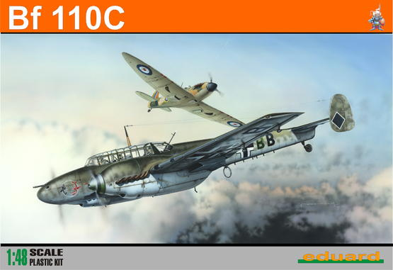 ED08201 Eduard 1/48 Bf 110C Plastic Model Kit Eduard