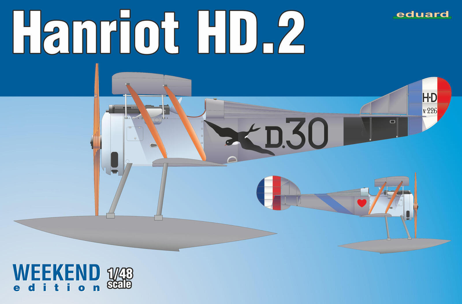 ED08413 Eduard 1/48 Hanriot HD.2 Plastic Model Kit Eduard