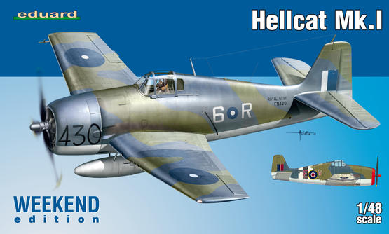 ED08435 Eduard 1/48 Hellcat Mk.I Plastic Model Kit Eduard