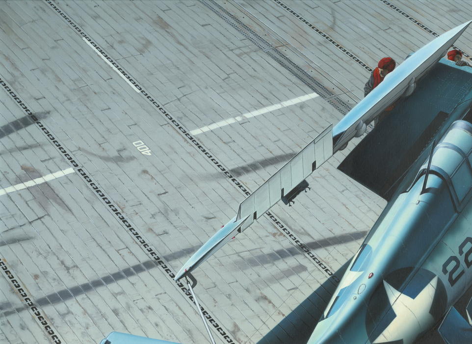 ED08802 Eduard 1/48 US Navy Aircraft Carrier Deck Plastic Model Kit Eduard