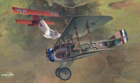 ED11102 Eduard 1/48 Dawn Patrol DUAL COMBO Plastic Model Kit Eduard