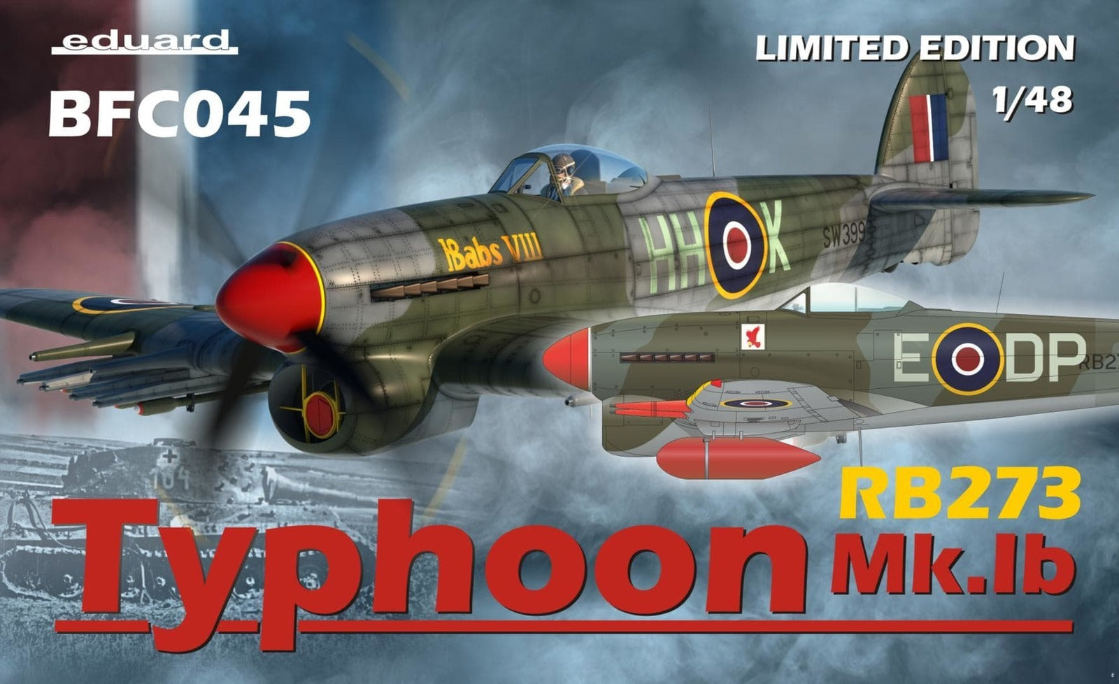 ED11117 Eduard 1/48 Typhoon Mk. Ib RB273 Plastic Model Kit Eduard