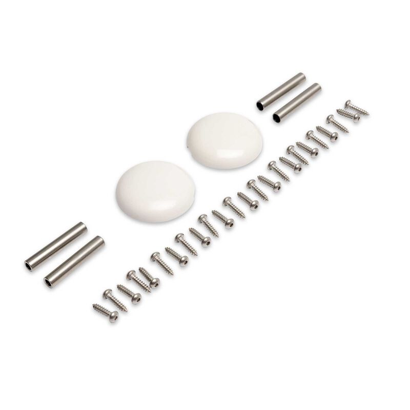 EFL-1385 E-Flite Tundra Beadlock Hubcaps, Locking Screws, Axle Spacers and Air Valve Plugs E-FLITE