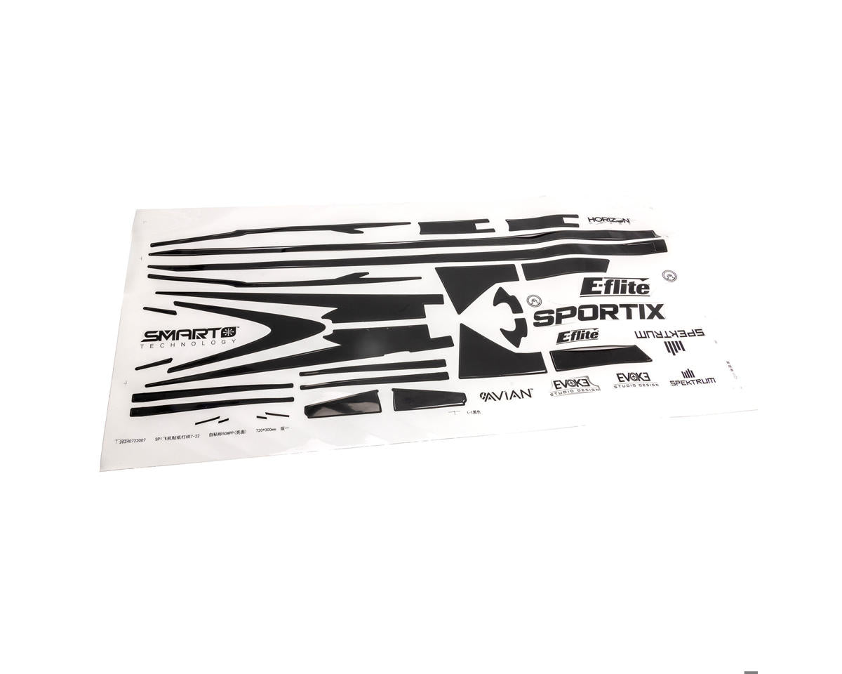 E-Flite Decal Sheet, Sportix 1.1m EFL-1967