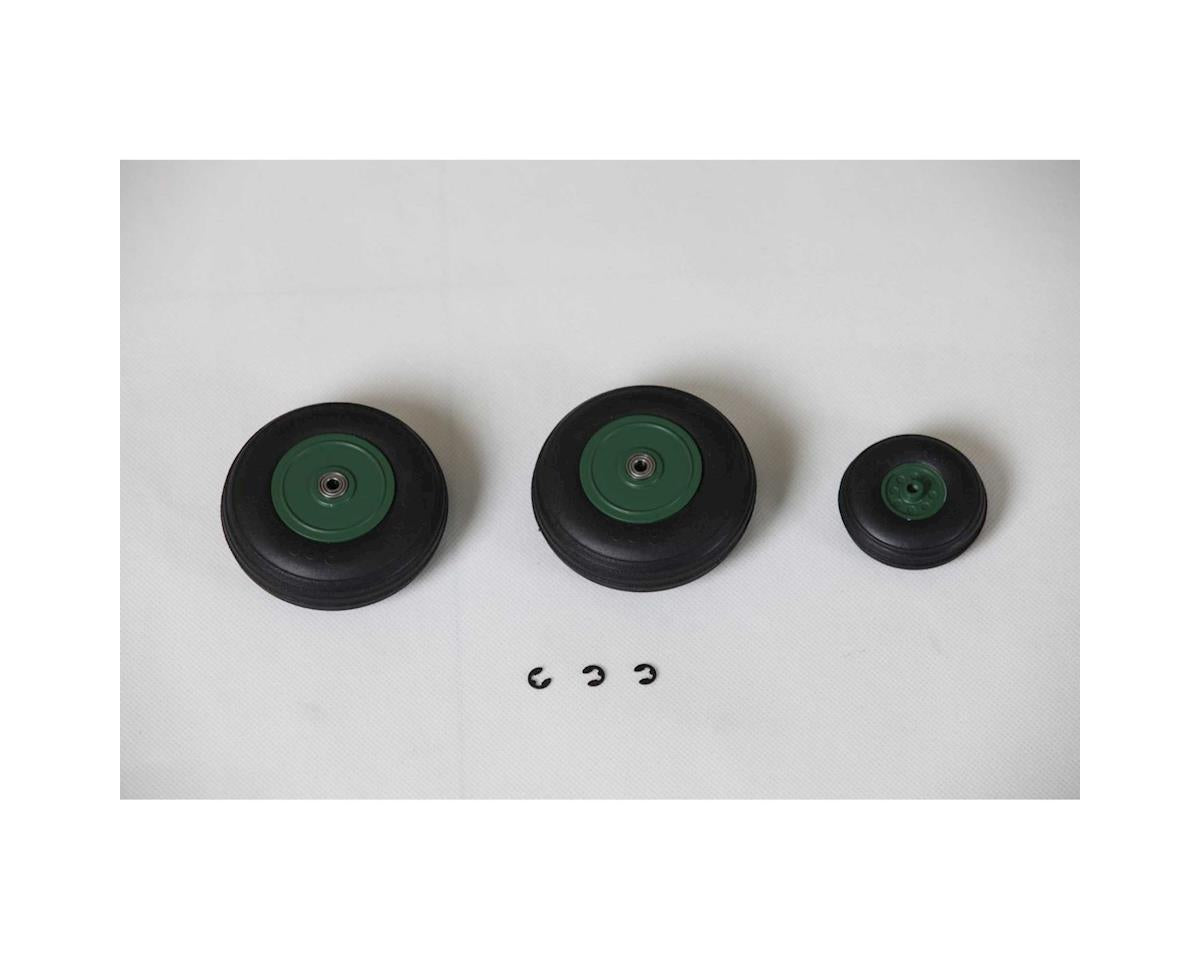 EFL01085 E-Flite Wheel Set, Su-30 70mm EDF E-FLITE