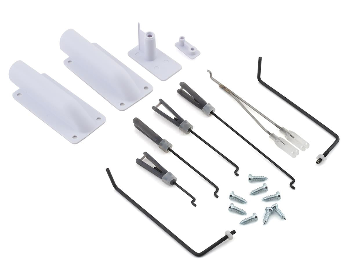 EFL01557 E-Flite Pushrod with Clevis Set, Servo Covers, Habu STS E-FLITE