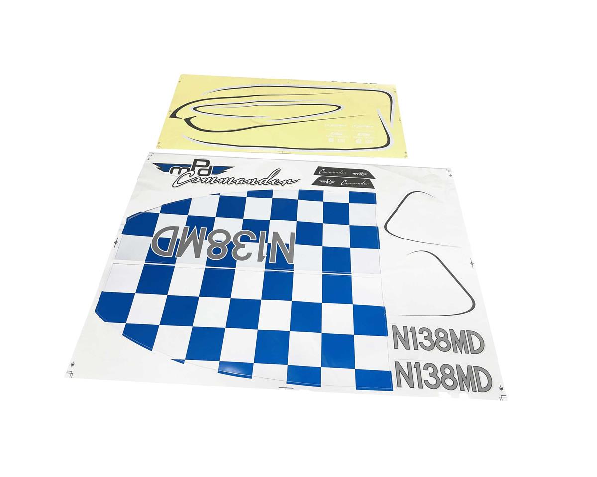 EFL14827 E-Flite Decal sheet, Commander mPd E-FLITE