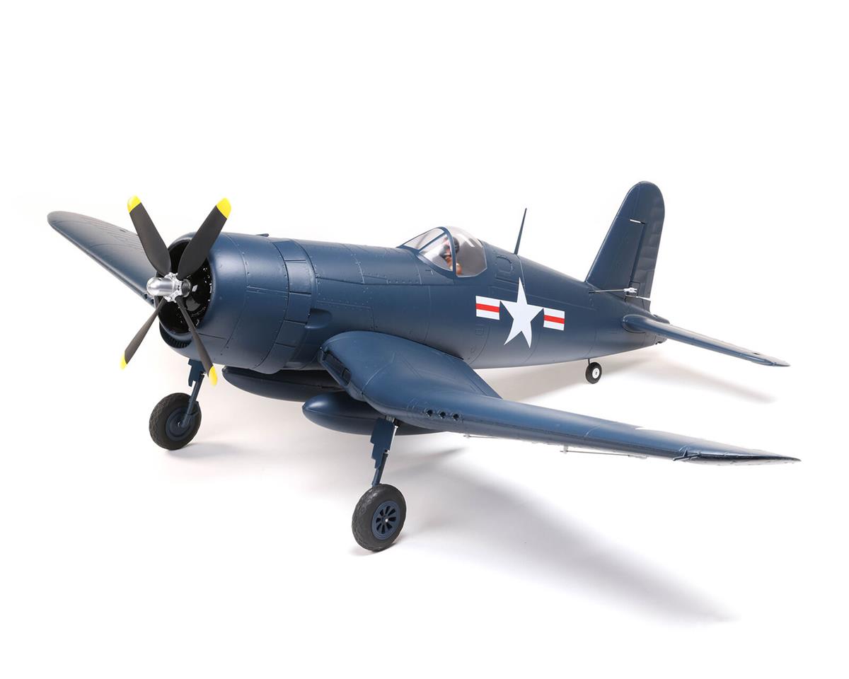 EFL18550 E-Flite F4U-4 Corsair 1.2m with Smart Technology, BNF Basic, EFL18550 box has marks on it E-FLITE