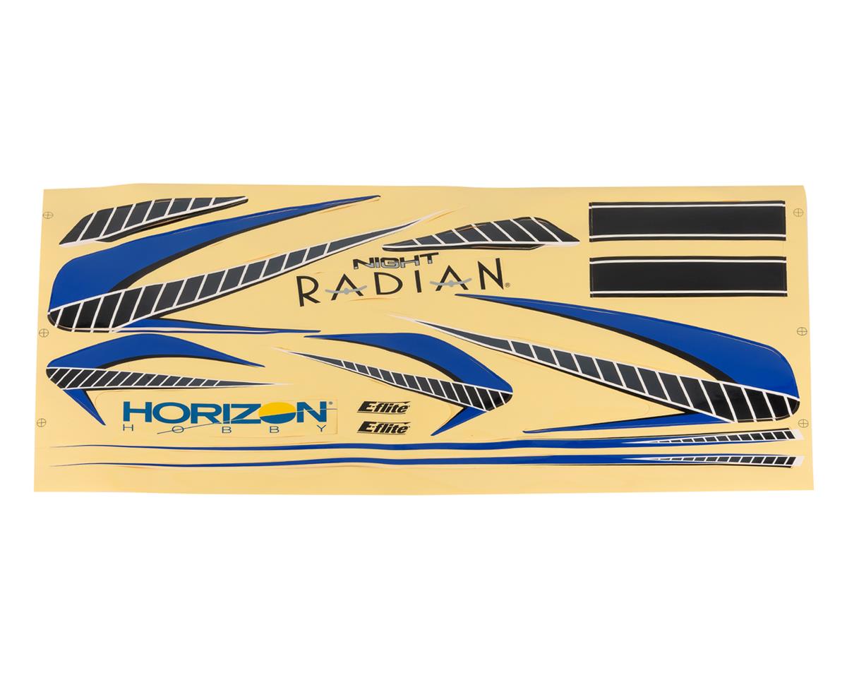 E-Flite Decal Sheet, Night Radian EFL36502