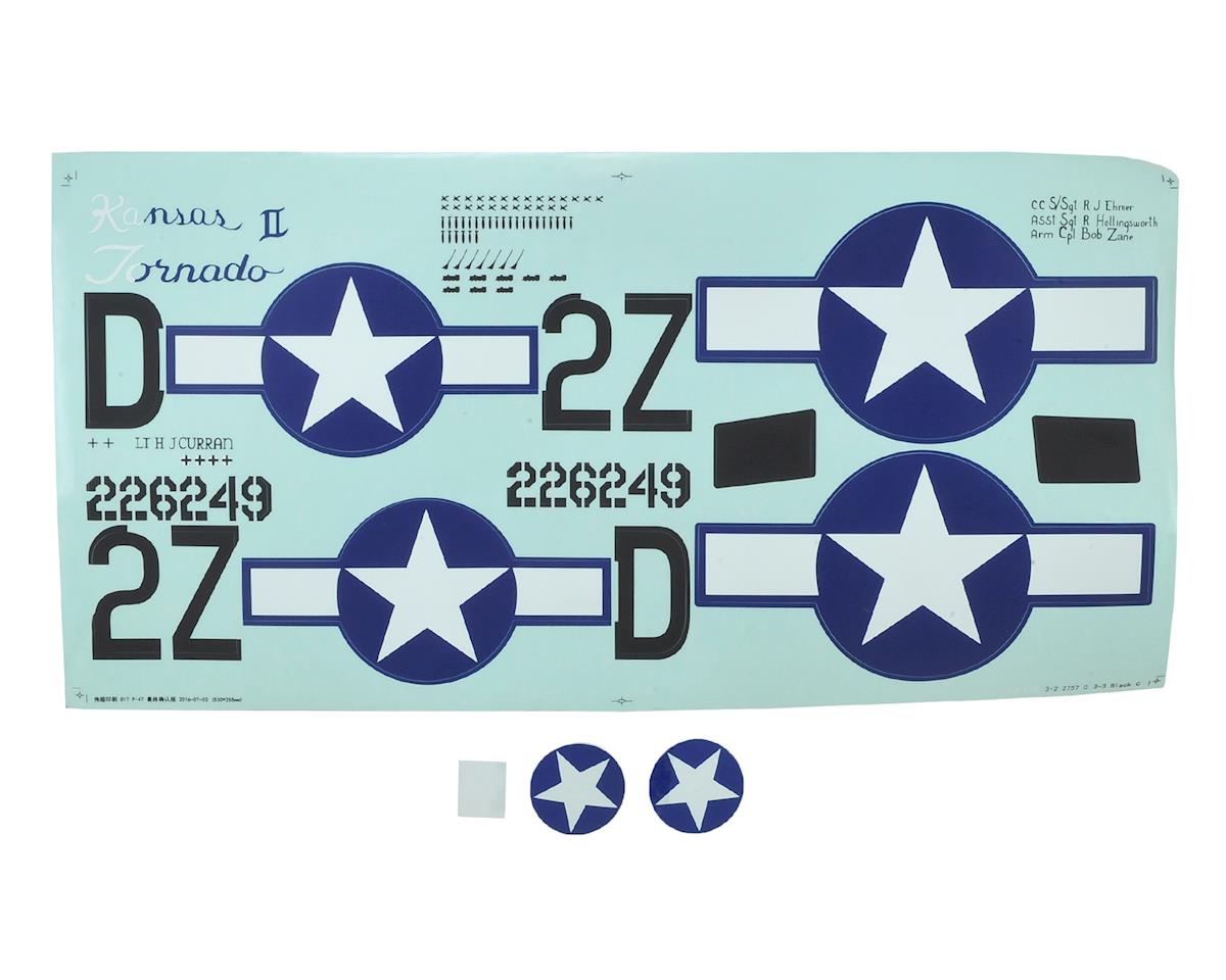 EFL8456 E-Flite Decal Sheet, P-47 E-FLITE