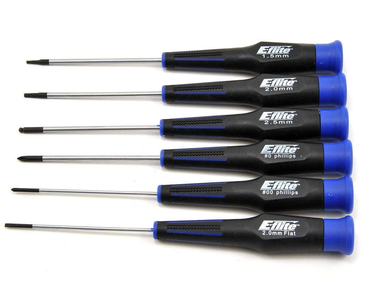 EFLA261 E-Flite Micro/Mini Heli Tool Asst, 6 E-FLITE