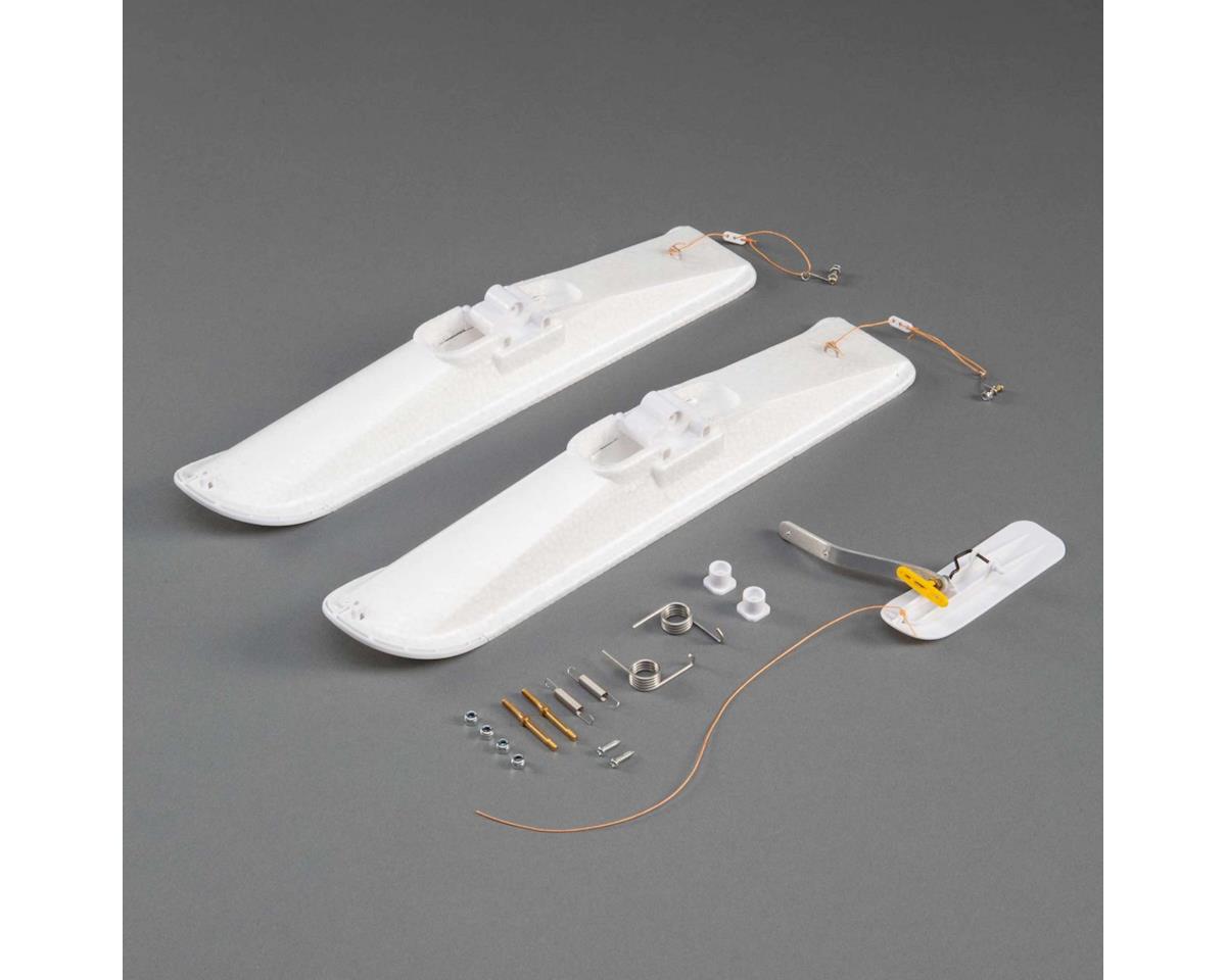 EFLA970 E-Flite 10-15 Size Taildragger Ski Set (3mm Axle) E-FLITE