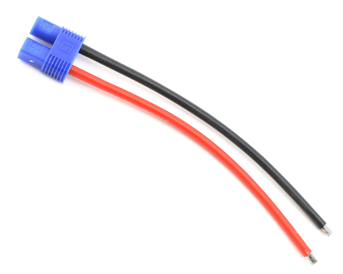 EFLAEC310 E-Flite EC3 Battery Connector with 4inch Wire, 16AWG E-FLITE