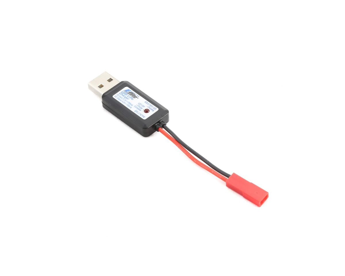 EFLC1014 E-Flite USB LiPo Charger for 1S 3.7v 700mah Batteries with JST Connector E-FLITE