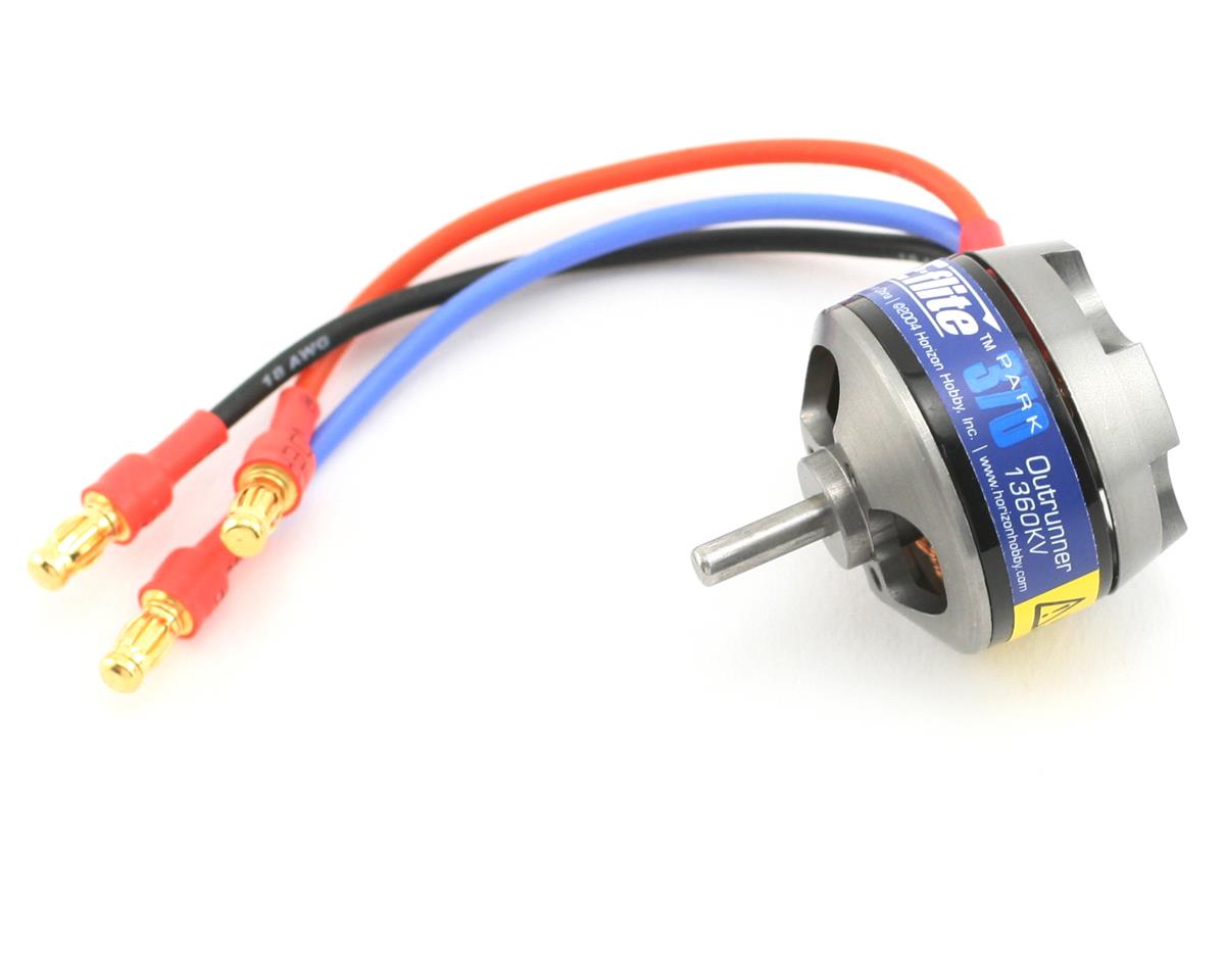 E-Flite Park 370 Outrunner brushless motor, 1360kV EFLM1205