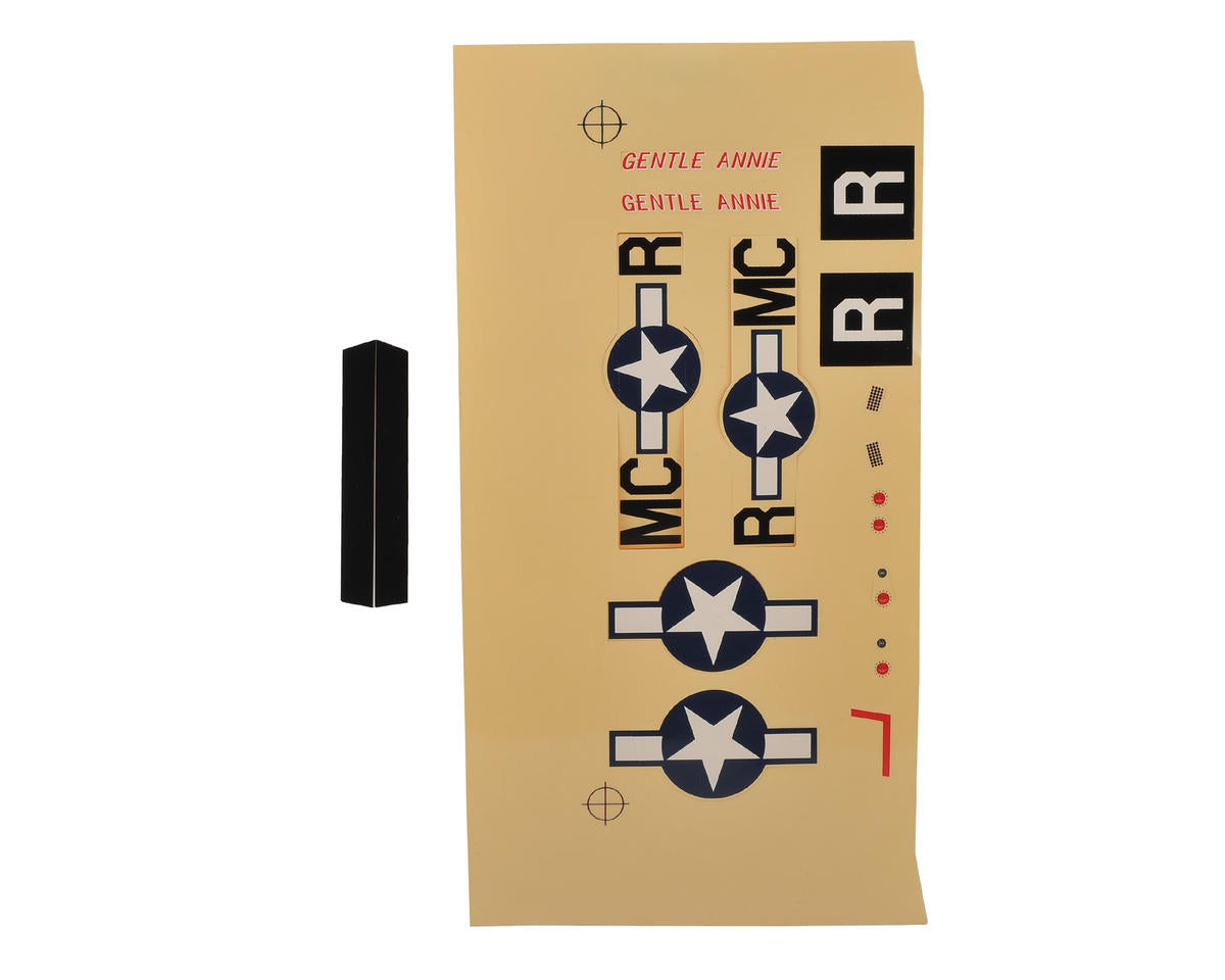 EFLU3307 E-Flite Decal Sheet, UMX P-51 BL E-FLITE
