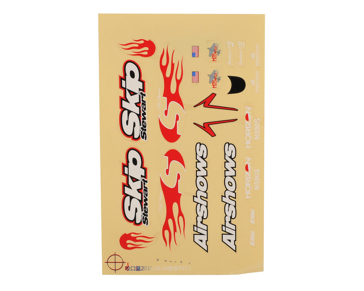 EFLU5065 E-Flite Decal Set, P3 Revolution E-FLITE