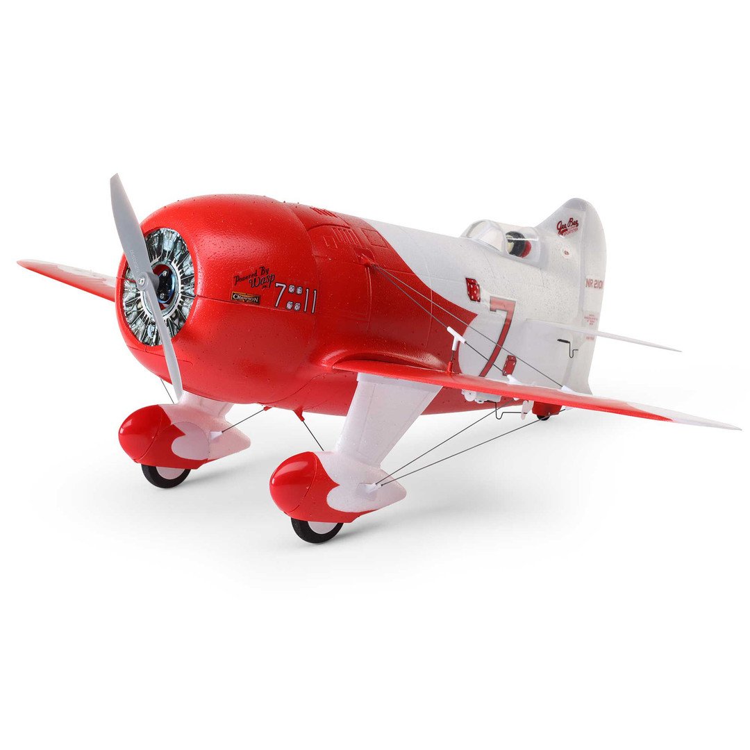 E-Flite UMX Gee Bee R-2 510mm RC Plane, BNF Basic EFLU61500