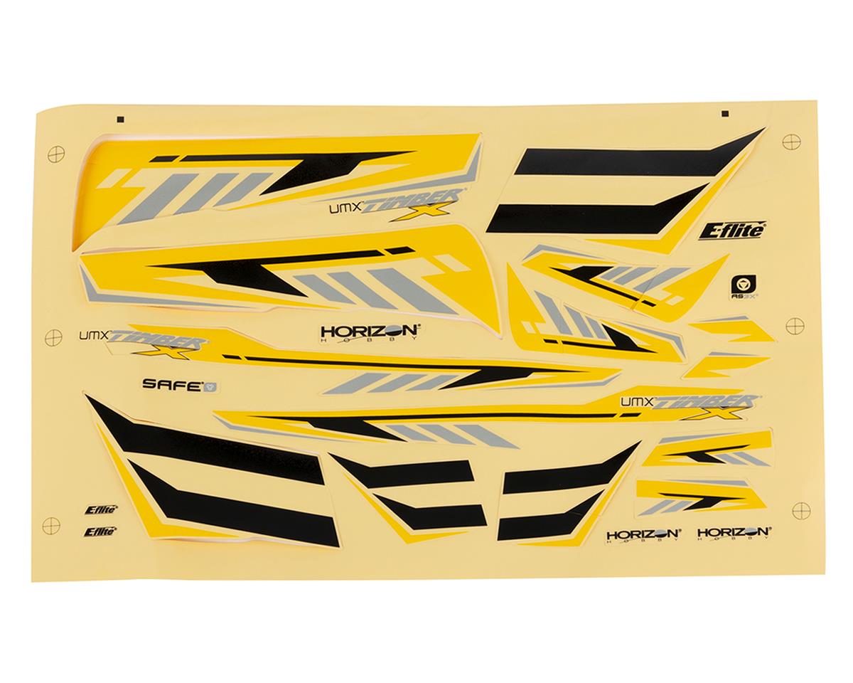 EFLU7955 E-Flite Decal Set, UMX Timber X E-FLITE