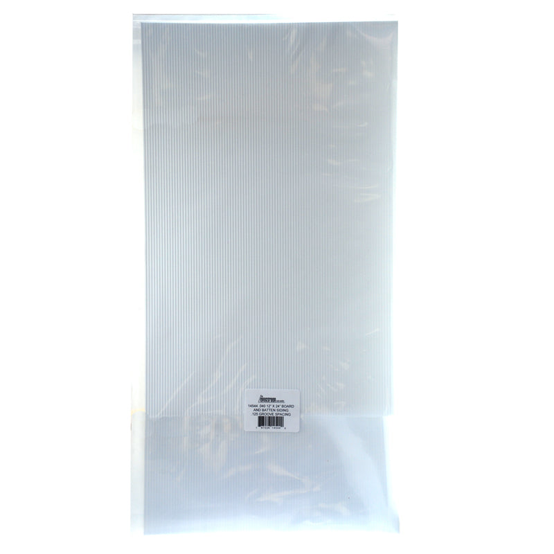 EVERGREEN 14544 1MM THICK BOARD & BATT .125 (EACH) Evergreen