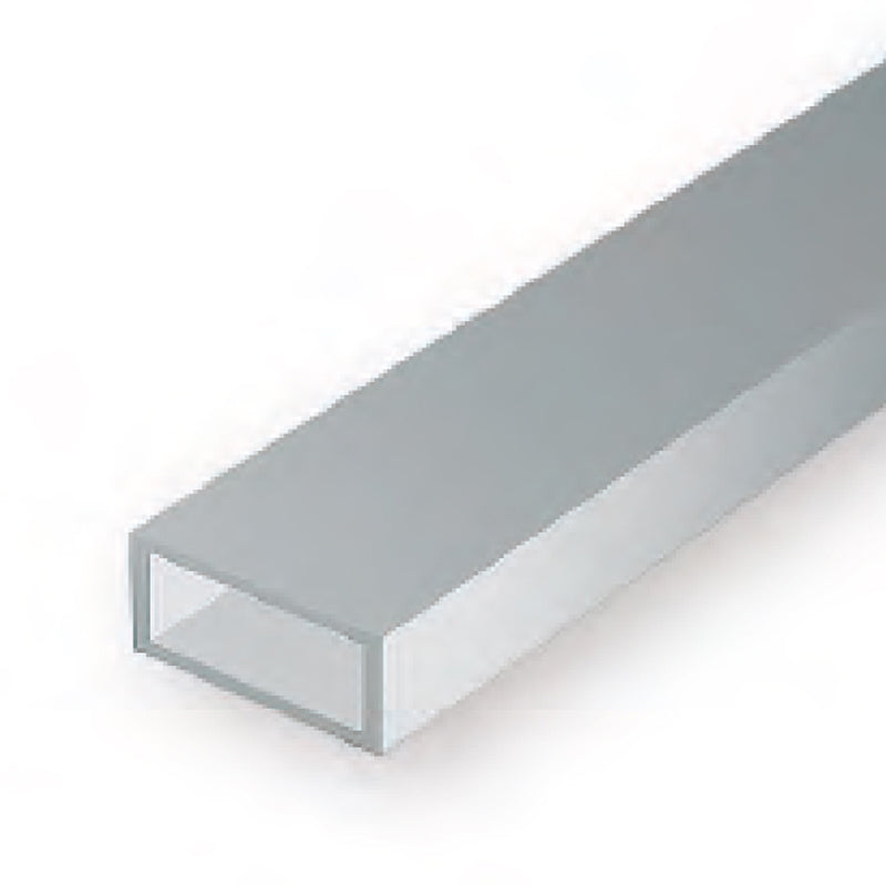 EVERGREEN 257 35CM PLASTIC RECTANGULAR TUBING .125 (PACK OF 3) Evergreen