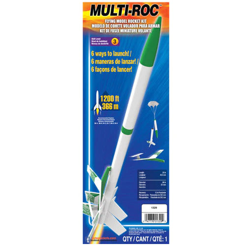 EST-1329 Estes Multi-Roc Expert Model Rocket Kit (18mm Standard Engine) Estes