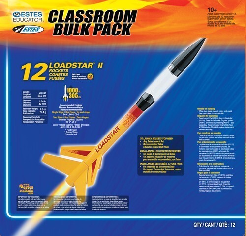 EST-1760 Estes Loadstar Advanced Model Rocket (12pk) Bulk Pack Estes
