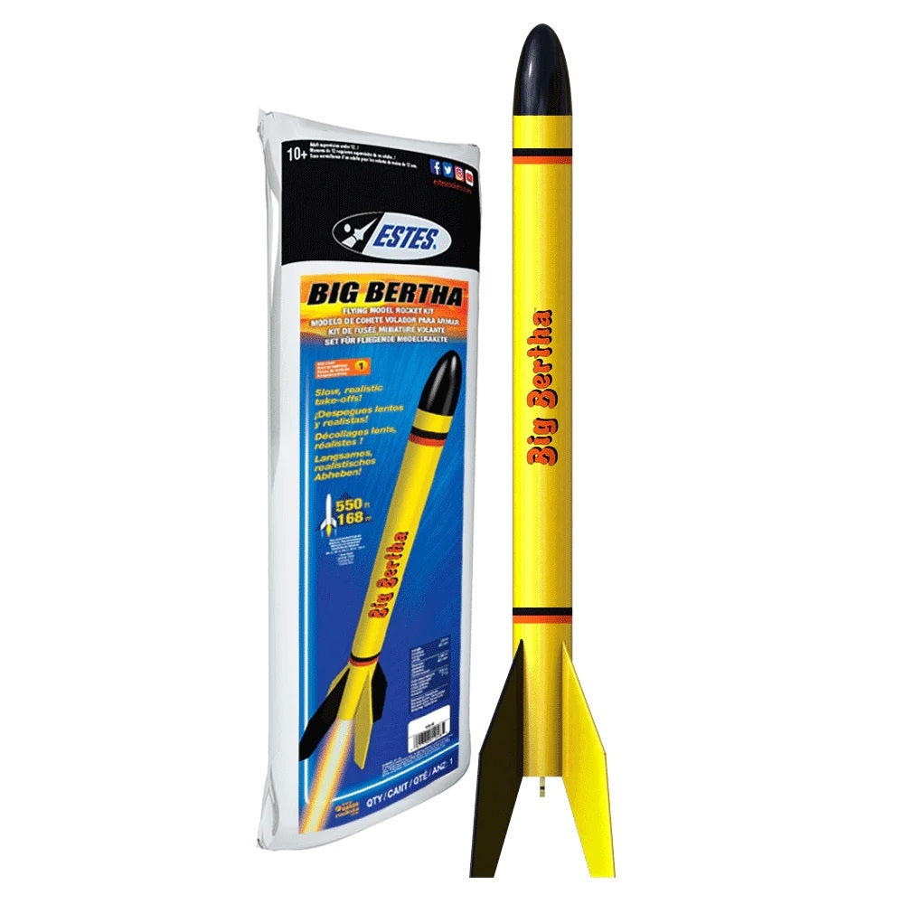 EST-1948 Estes Big Bertha Intermediate Model Rocket Kit (18mm Standard Engine) Estes
