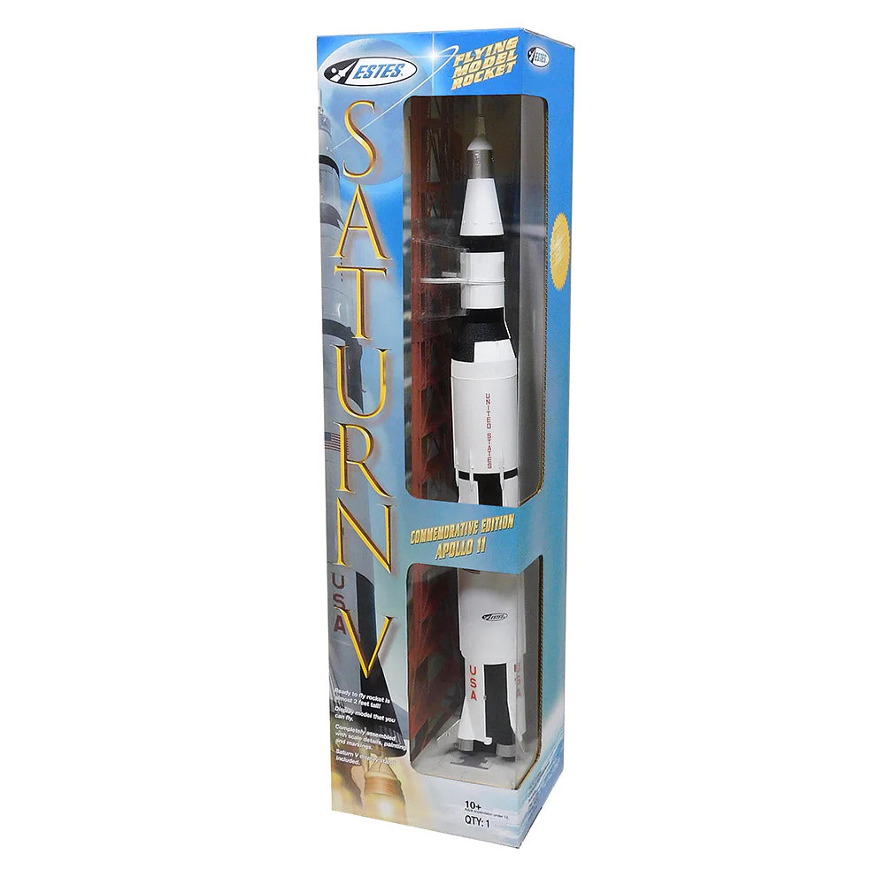 EST-2160 Estes Saturn V (1/200 scale) (2) Beginner Model Rocket Kit (18mm Standard Engine) Estes