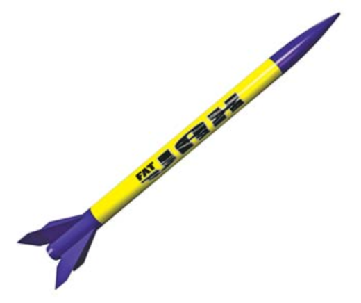 EST-2460 Estes Rocket Mini Fat Jax RTF (13mm Mini Engine) Estes