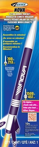 EST-2497 Estes Nova (2) Beginner Model Rocket Kit (18mm Standard Engine) Estes
