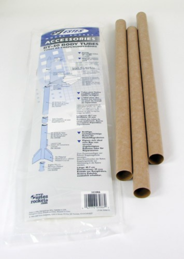 EST-3086 Estes BT-50 Body Tube (3 pk) Model Rocket Accessory Estes