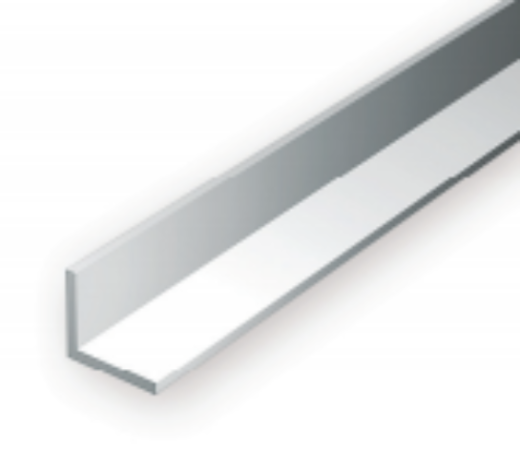 Evergreen White Polystyrene Angle 0.125 x 14" / 3.2mm x 36cm (3) EVE-00294