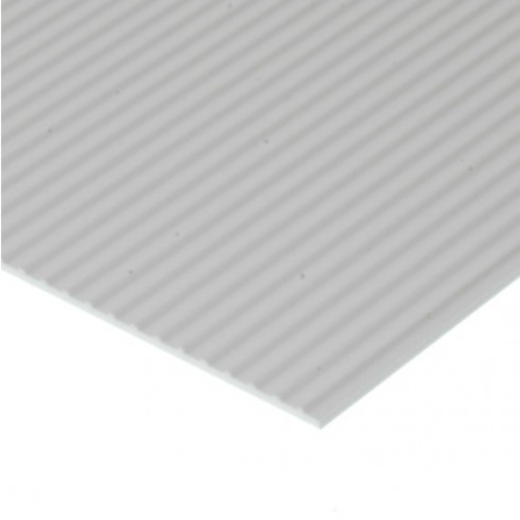 Evergreen White Polystyrene Board & Batten Sheet 0.075 x 6 x 12" / 1.9mm x 15cm x 30cm (1) EVE-04542