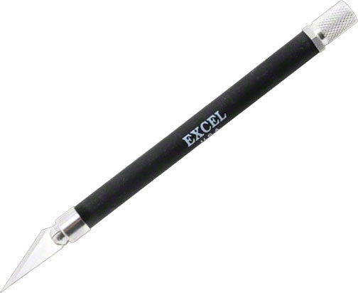 EXCEL 16018 EXCEL K18 SOFT GRIP KNIFE NON ROLL WITH SAFETY CAP Excel