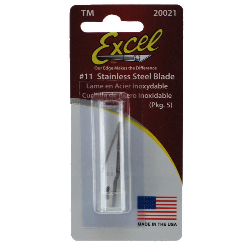 EXCEL 20021 SUPER SHARP STAINLESS BLADE (PKG OF 5) Excel