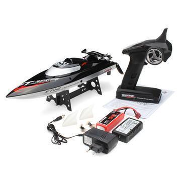 Feilun 2.4G Brushless R/C Racing Boat (Black) FL-FT012