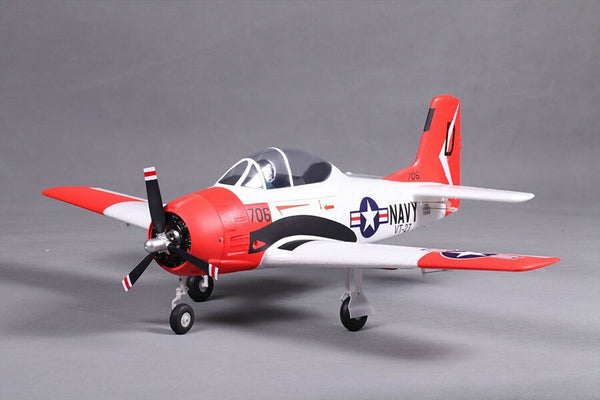FMS032P-RED T28 Trojan 800mm Red & White (V2) PNP (Reflex system NOT included)
