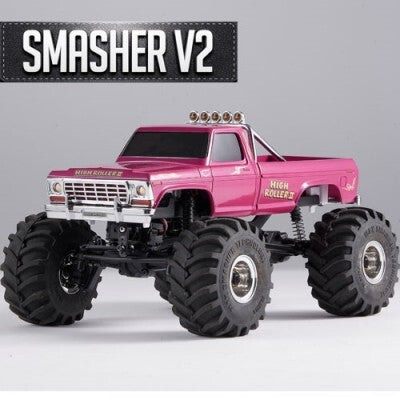FMS12402RTRRDV2 FMS 1:24 FCX24 Smasher Monster Truck RTR 4WD VERSION 2 RED