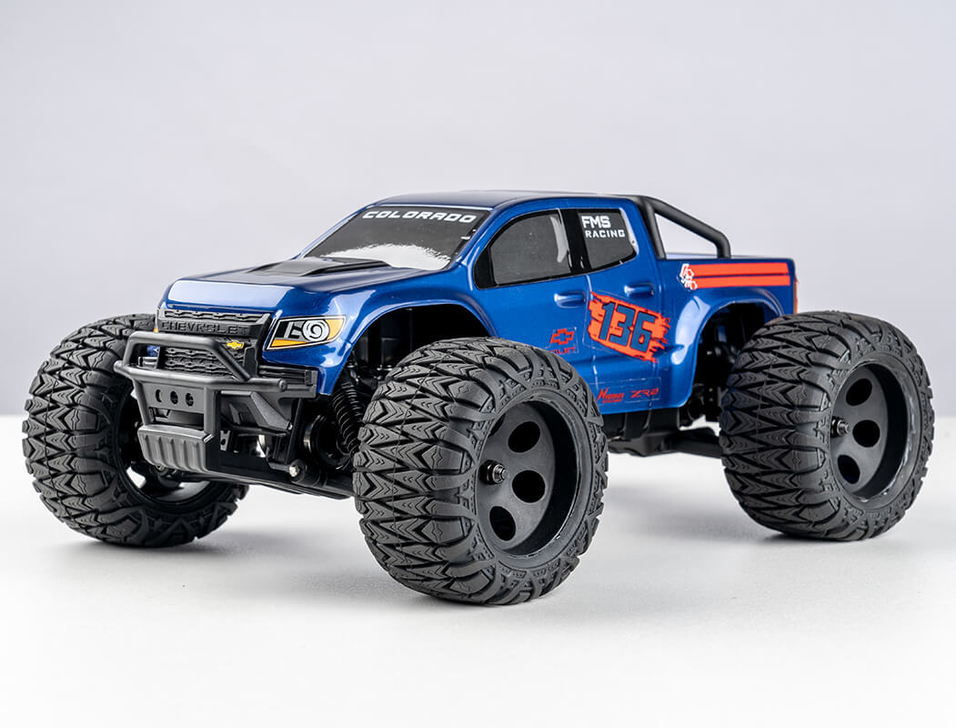 FMS FMT24 1/24TH CHEVROLET COLARADO TRUCK RTR - BLUE FMS
