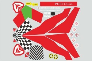 Sticker Sheet to suit Alpha EDF jet FMS