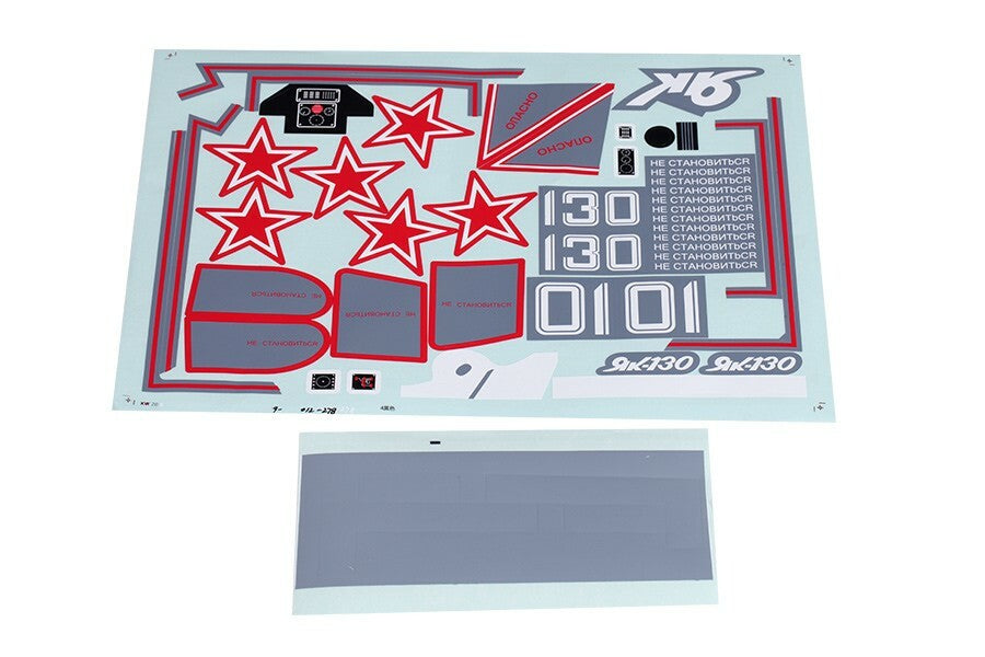 Decal Sheet to suit Grey Yak 130 FMS