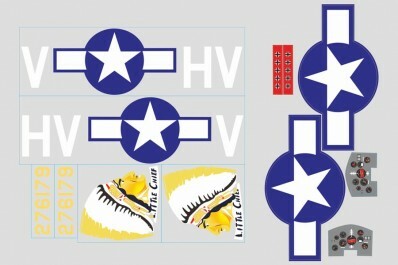 Decal Sheet for 980mm P-47 Razorback FMS