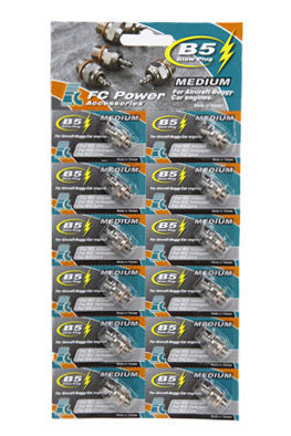FP-GP02SET2 FORCE No B5 Glow Plug (Sold in 12 pieces) Force Engines