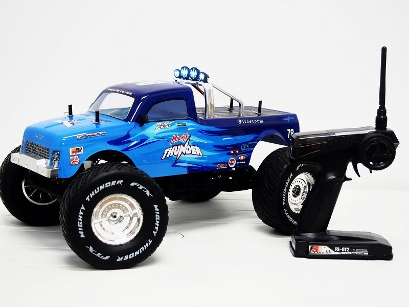 FTX-5573B Mighty Thunder Brushed Monster Truck Blu FTX