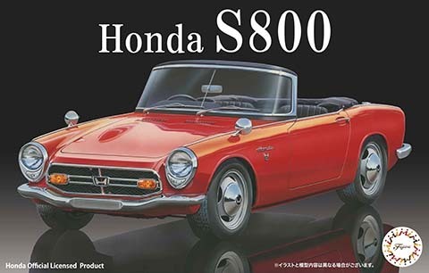 FUJ04693 Fujimi 1/24 Honda S800 (ID-104) Plastic Model Kit Fujimi