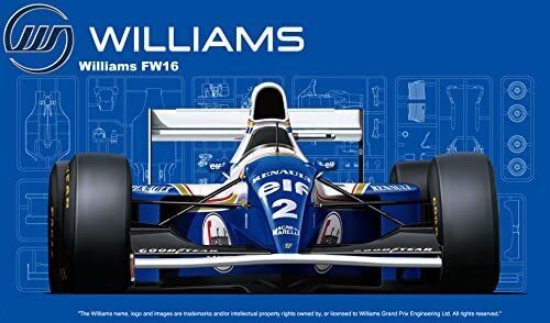 FUJ09212 Fujimi 1/20 Williams FW16 Renault (San MarinoGP/Brazilian GP/Pacific GP) (GP-24) Plastic Model Kit Fujimi