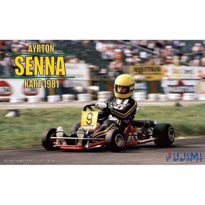 FUJ09223 Fujimi 1/20 Ayrton Senna Kart 1981 (KART-1) Plastic Model Kit Fujimi